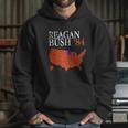 Reagan Bush 84 Vintage Distressed Style Hoodie Gifts for Her