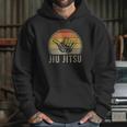 Lets Roll Jiu Jitsu Hand Vintage Sunset Funny Gift Idea Hoodie Gifts for Her