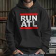 Run Atl Atlanta Georgia Sports Fans Hoodie Gifts for Her