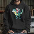 Santa Dinosaur Pandemic Hoodie Gifts for Her