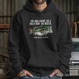 She Was Short Fat And Had A Big Mouth Bass Funny Fishing Hoodie Gifts for Her