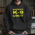 Sheriff K9 Unit Front And Back Print K9 Police Dog Handler Graphic Design Printed Casual Daily Basic Hoodie Gifts for Her