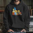 The Simpsons Homer Marge Maggie Bart Lisa Simpson Couch Hoodie Gifts for Her