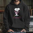 Snoopy No One Fights Alone Breast Cancer Awareness Shirt Hoodie Gifts for Her