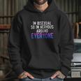 Im So Im Nervous Around Everyone Bi Pride Humor Hoodie Gifts for Her