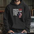 Socialism Distancing Since 1776 Raised Fist Hoodie Gifts for Her