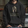 Spartan Helm Latin Motto Si Vis Pacem Para Bellum T-Shirt Hoodie Gifts for Her