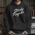 Sticky Fingers Band Logo White Hoodie Gifts for Her