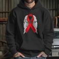 Survivor Red Ribbon Recovery Hoodie Gifts for Her