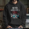 Never Underestimate Who Survived The Pandemic Cna Hoodie Gifts for Her