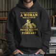 Never Underestimate A Woman Who Listens To Freddie Mercury And Was Born In February Shirt Hoodie Gifts for Her