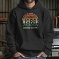 Vintage 1966 Limited Edition 55 Years Old 55Th Birthday Hoodie Gifts for Her