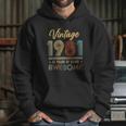 Vintage 1981 41 Years Of Being Awesome 41St Birthday Gifts Hoodie Gifts for Her