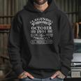 Vintage Born In October 1991 Man Myth Legend 30 Years Old Hoodie Gifts for Her