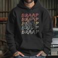 Vintage Braap Quad Biker Hoodie Gifts for Her