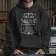 Vintage The Man Melvin Name Gift Hoodie Gifts for Her