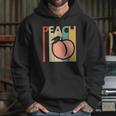 Vintage Peach Fruit Emoji Hoodie Gifts for Her