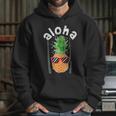 Vintage Pineapple Aloha Sunglasses Hawaiian Hoodie Gifts for Her