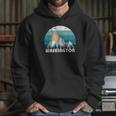 Washington State Retro Vintage Hoodie Gifts for Her