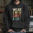 Wear A M Ask Save A Life Gift For Awareness Social Distancing Hoodie Gifts for Her