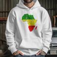 Africa Map Reggae Rasta Green Yellow Red Africa Pride Hoodie Gifts for Her