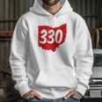 Akron Warren Canton Youngstown Ohio 330 Area Code Hoodie Gifts for Her