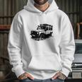 Brown Land Rover Defender Illustation - Autonaut Hoodie Gifts for Her