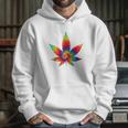 Cannabis Tie Dye Hippie Stoner Gift Hoodie Gifts for Her