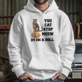 You Cat Stop Meow Im On A Roll Funny Kitty Hoodie Gifts for Her