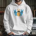 Easter For Men Hip Trio Bunnies Funny Graphic Hipster Easter Bunny Hoodie Gifts for Her