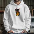 Magic Black Maneki Neko Money Beckoning Lucky Cat Hoodie Gifts for Her