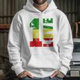 One Love Jamaica Rasta Reggae Music Caribbean Pride Hoodie Gifts for Her