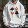 Vintage Poker Playing Cards Hoodie Gifts for Her