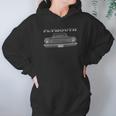 1966 Plymouth Belvedere Ii Front Black Hoodie Gifts for Women