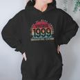 22St Birthday Retro Vintage 1999 Social Distancing Hoodie Gifts for Women