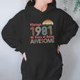 40Th Birthday Gifts Vintage Years Of Being Awesome Hoodie Gifts for Women