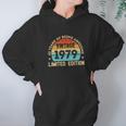 43 Years Of Being Awesome Vintage Limited 43Th Birthday 1979 Hoodie Gifts for Women