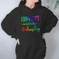 Airbrushing Happiest Funny Artist Gift Idea Cool Gift Graphic Design Printed Casual Daily Basic Hoodie Gifts for Women