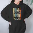 August 2002 19 Years Old 2002 Birthday Gift Hoodie Gifts for Women