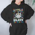 Autism Shark Doo Doo Doo Autism Awareness Puzzle Pieces Graphic Design Printed Casual Daily Basic Hoodie Gifts for Women