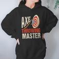 Axe Throwing Master Hatchet Thrower Target Hoodie Gifts for Women