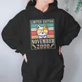 Birthday Cat Born In November 2000 Ltd Edition 21 Years Old Hoodie Gifts for Women