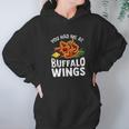 Buffalo Wings Game Day Snack Hoodie Gifts for Women