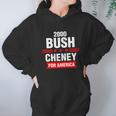 Bush Cheney 2000 Election Campaign Gift Hoodie Gifts for Women