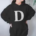 Capital Letter D Shirt Monogram Initial Hoodie Gifts for Women