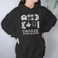 Choose Your Weapon Gamer Video Game Funny Nerdy Gaming Hoodie Gifts for Women