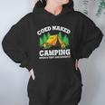 Coed Naked Camping Pitch A Tent And Rough It Cool Camping Hoodie Gifts for Women