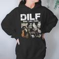 Dilf Damn I Love Felines Cat Lover Hoodie Gifts for Women