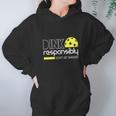 Dink Responsibly Funny Pickleball Hoodie Gifts for Women