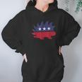 Distressed Libertarian Porcupine Party Hoodie Gifts for Women